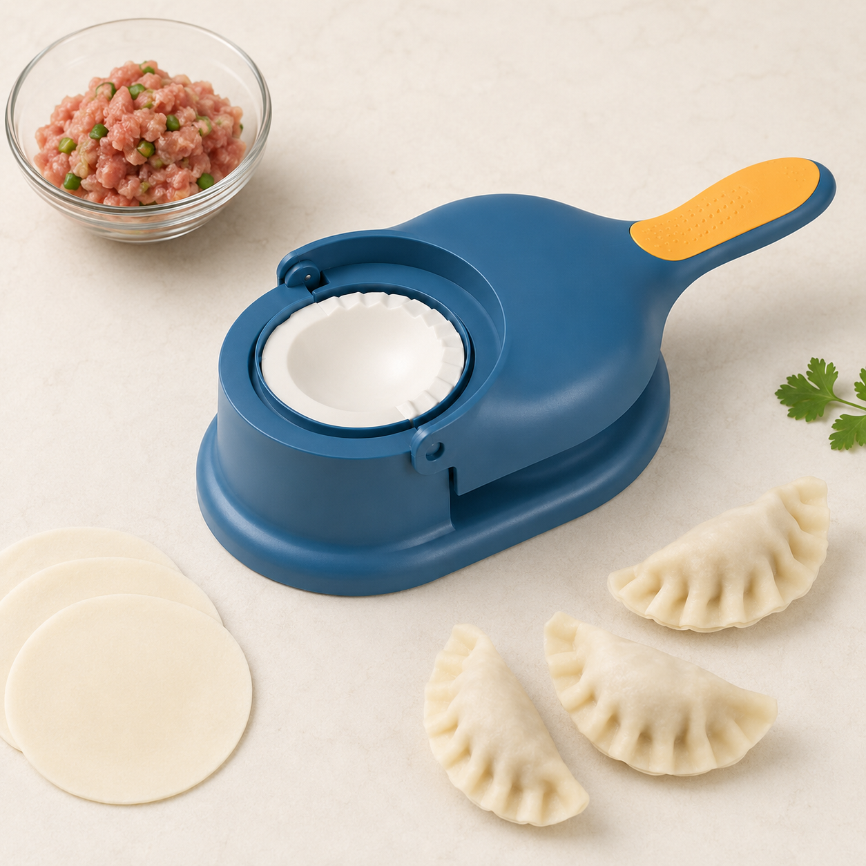2-in-1 Manual Dumpling Maker & Dough Press