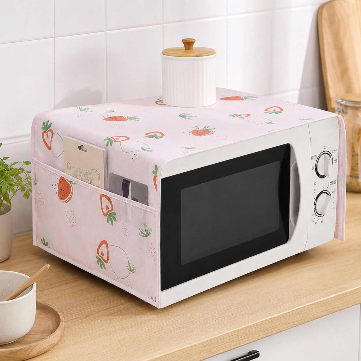 Microwave Oven Dust Proof Cover | Waterproof & Oil-Proof