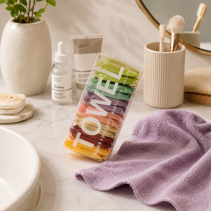 14 Pcs Compressed Travel Face Towels