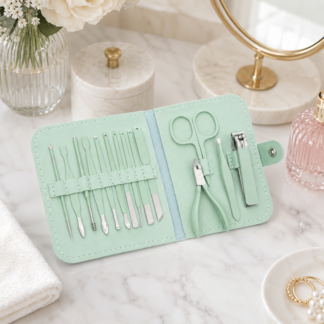 16-Piece Manicure & Pedicure Kit