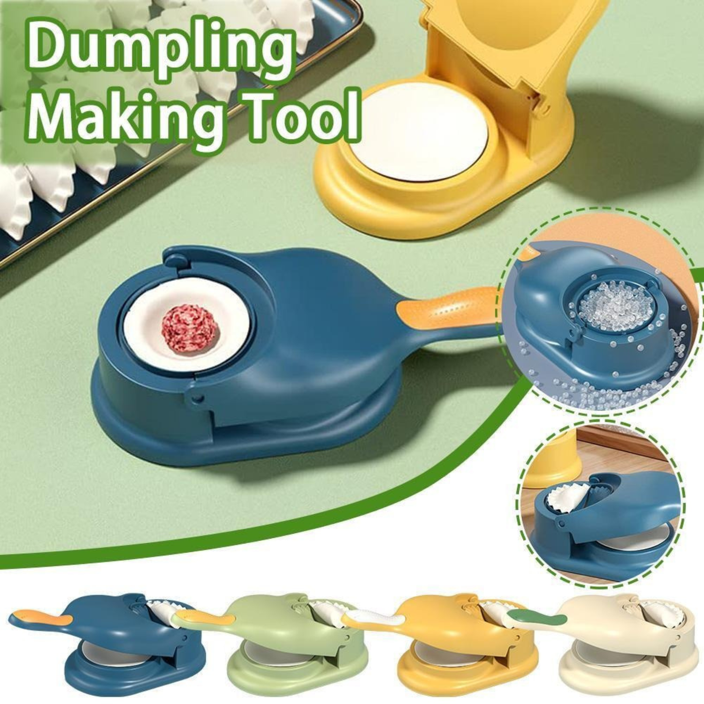 2-in-1 Manual Dumpling Maker & Dough Press