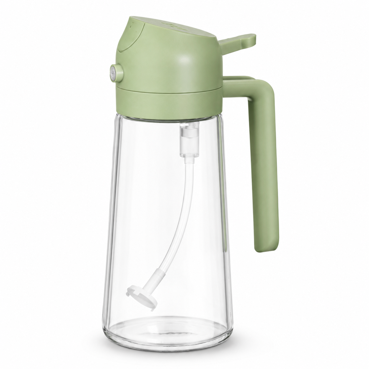 2-in-1 Oil Spray Bottle 470ml – Adjustable Mist & Pour Dispenser
