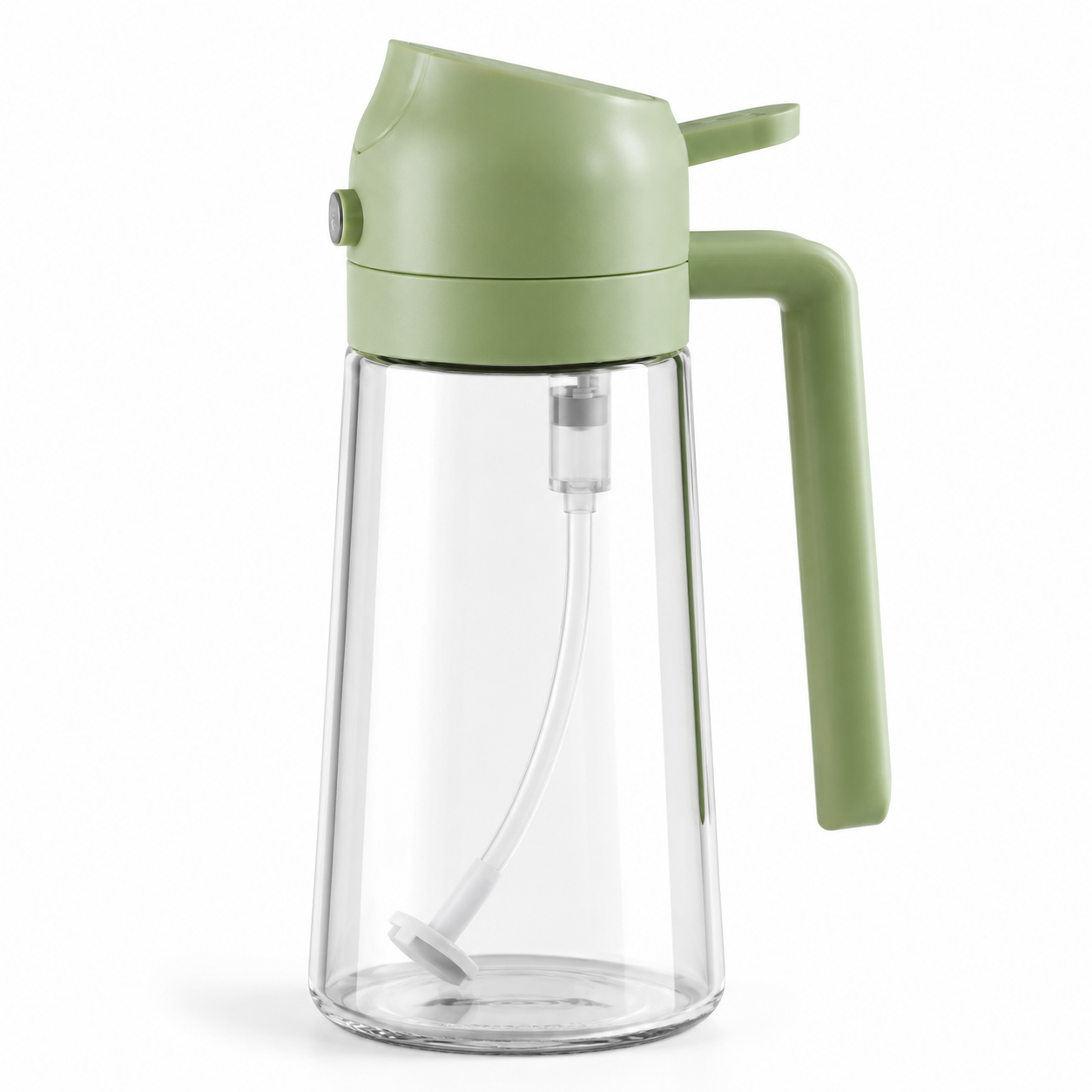 2-in-1 Oil Spray Bottle 470ml – Adjustable Mist & Pour Dispenser