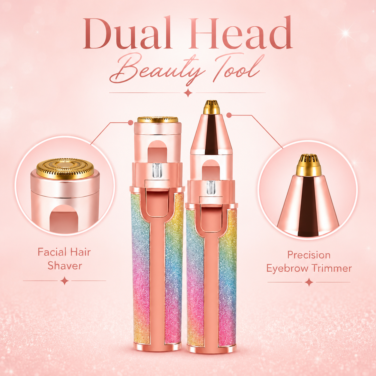 2 In 1 Electric Eyebrow Trimmer & Shaver