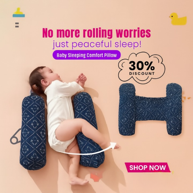 Soft Baby Sleeping Pillow With Neck Support