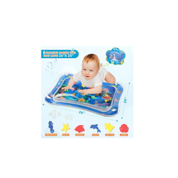 Inflatable Water Play Mat for Baby Tummy Time