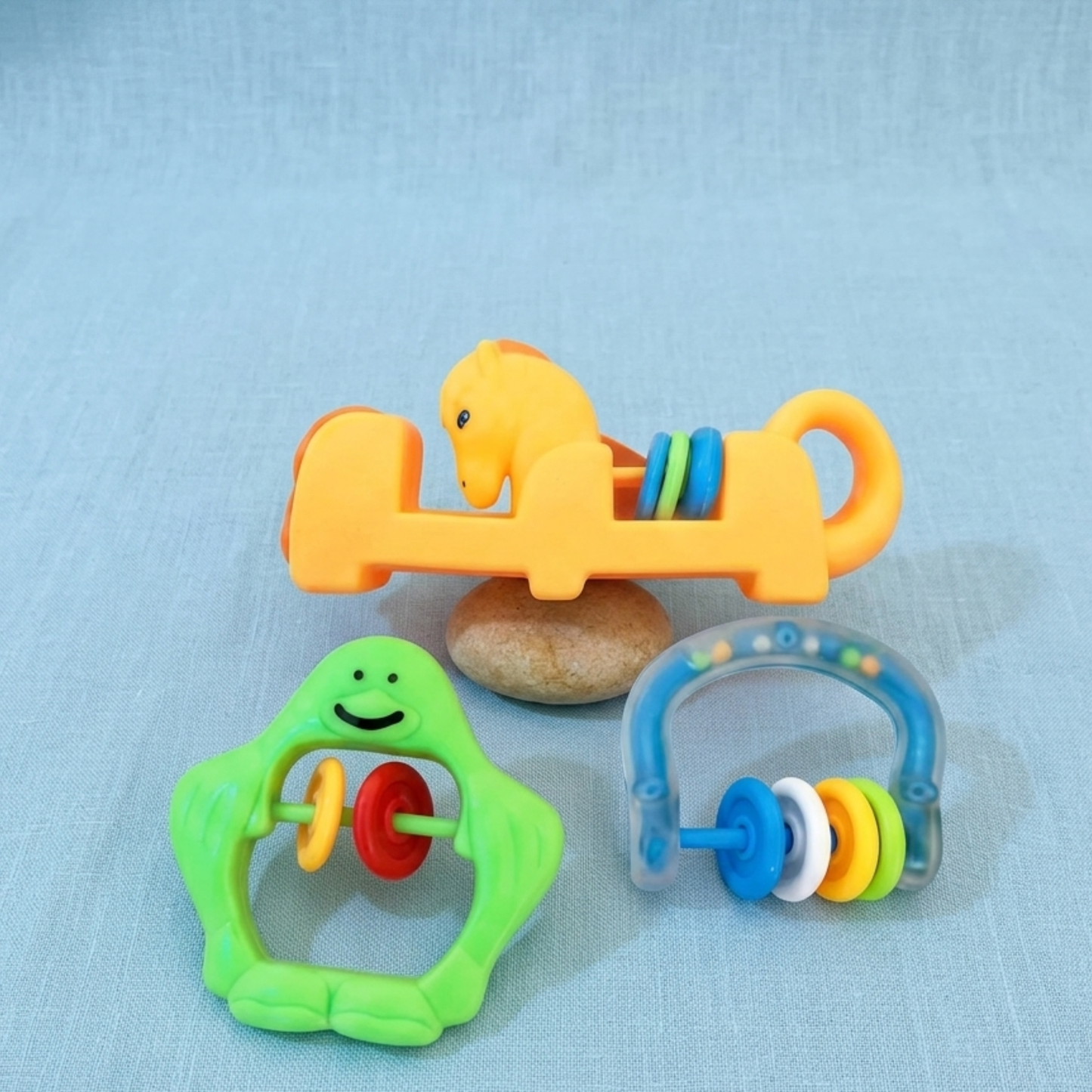 3 Pcs Baby Rattle Set for Infants & Toddlers