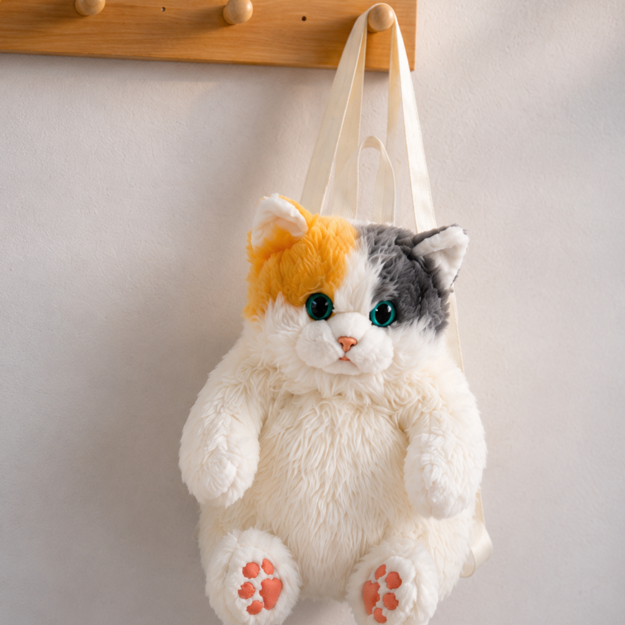 Realistic Cat Shaped Backpack