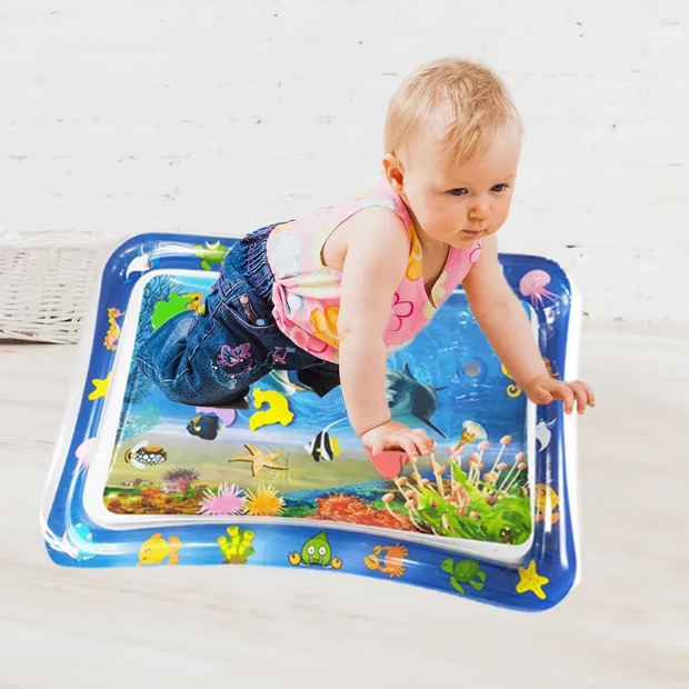 Inflatable Water Play Mat for Baby Tummy Time