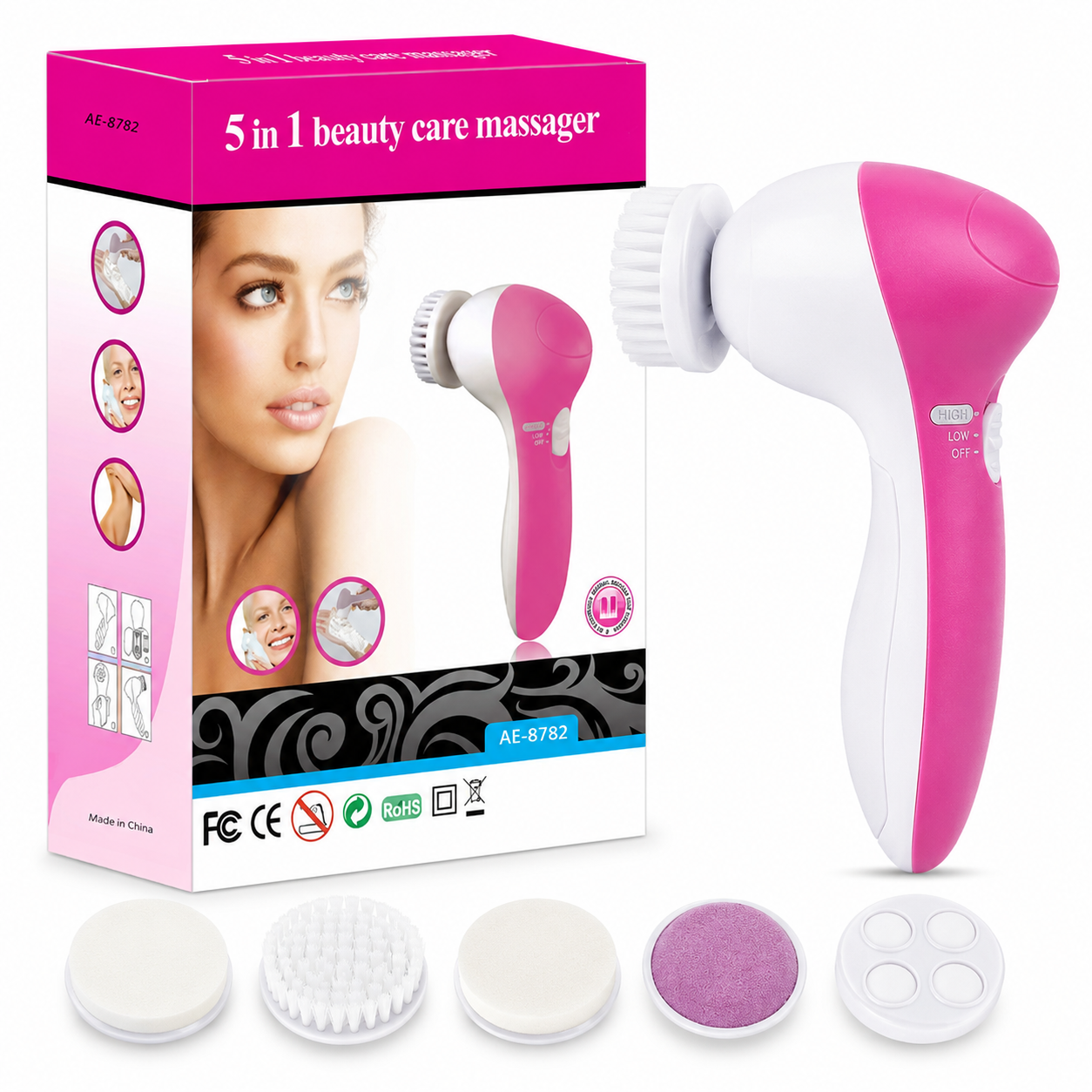 5 In 1 Facial Electric Cleanser & Massager
