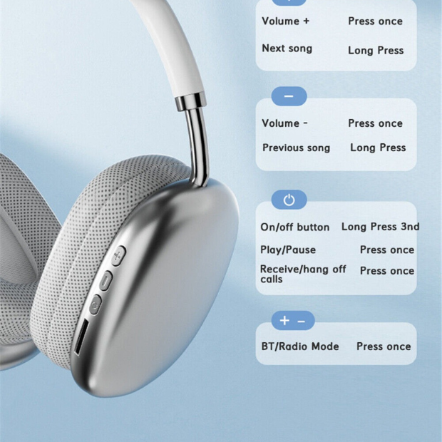 P9 Wireless Bluetooth Headphones – Fidelity Stereo Sound