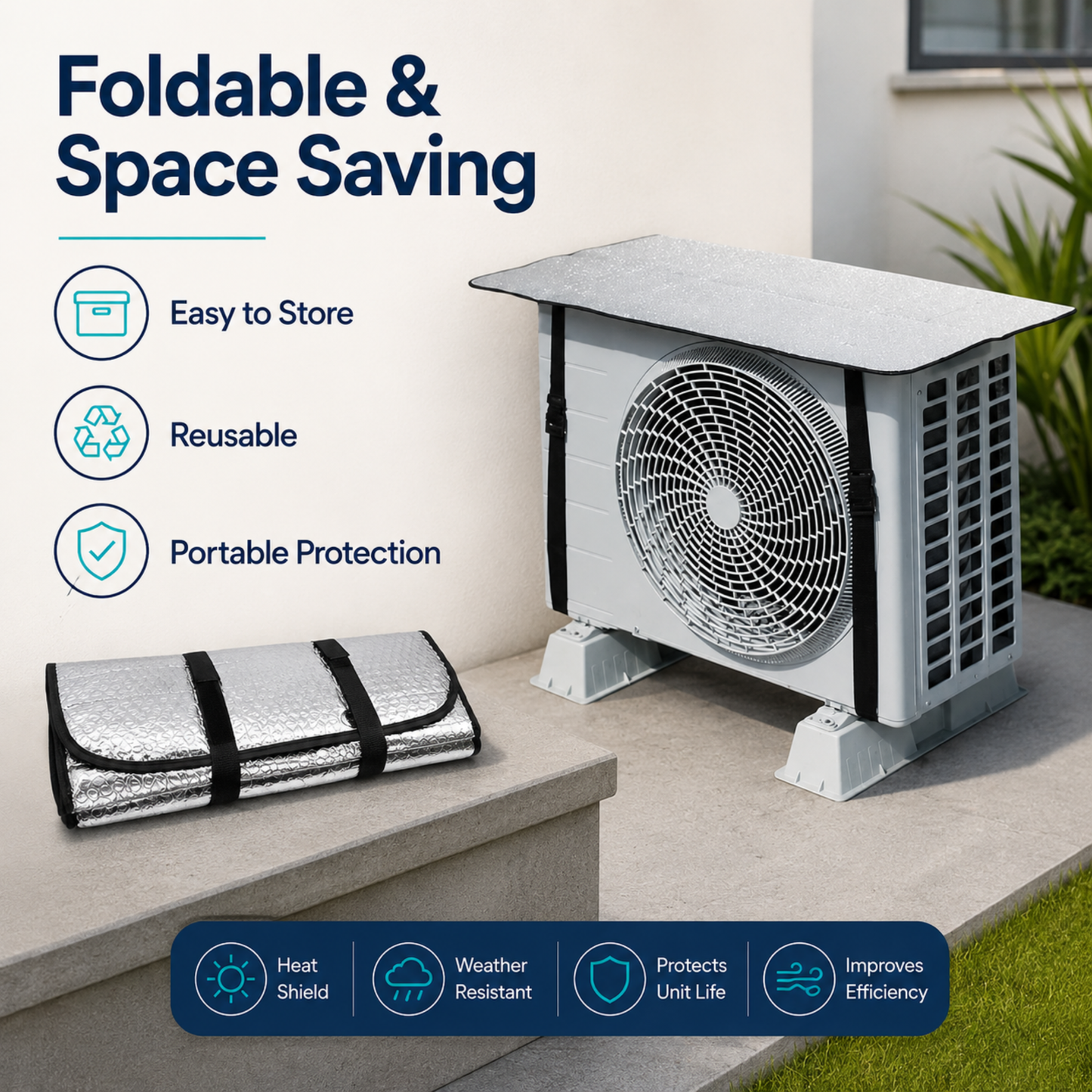 AC Outdoor Unit Sunshade Cover