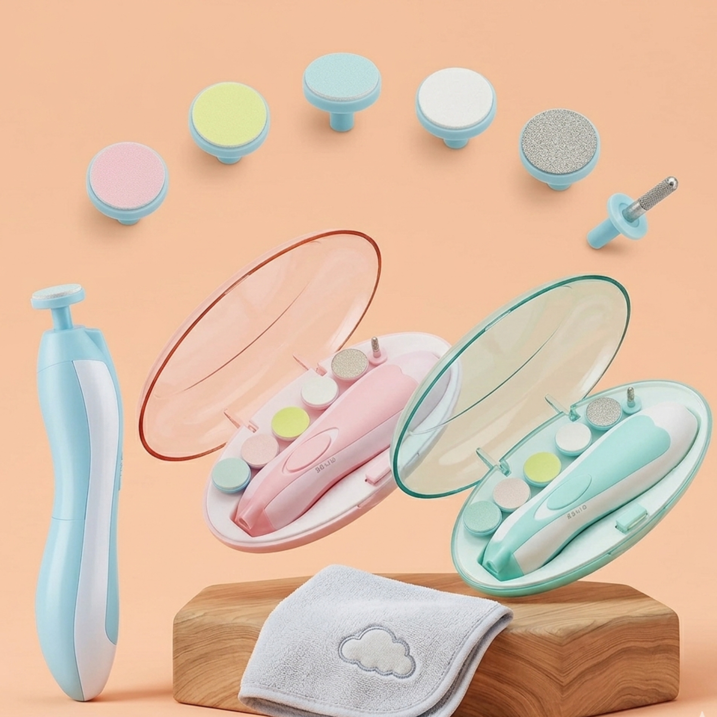 Baby Electric Nail Trimmer & Clipper Kit
