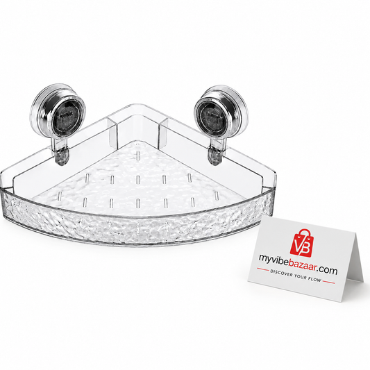 Premium Acrylic Suction Shelf Storage Rack