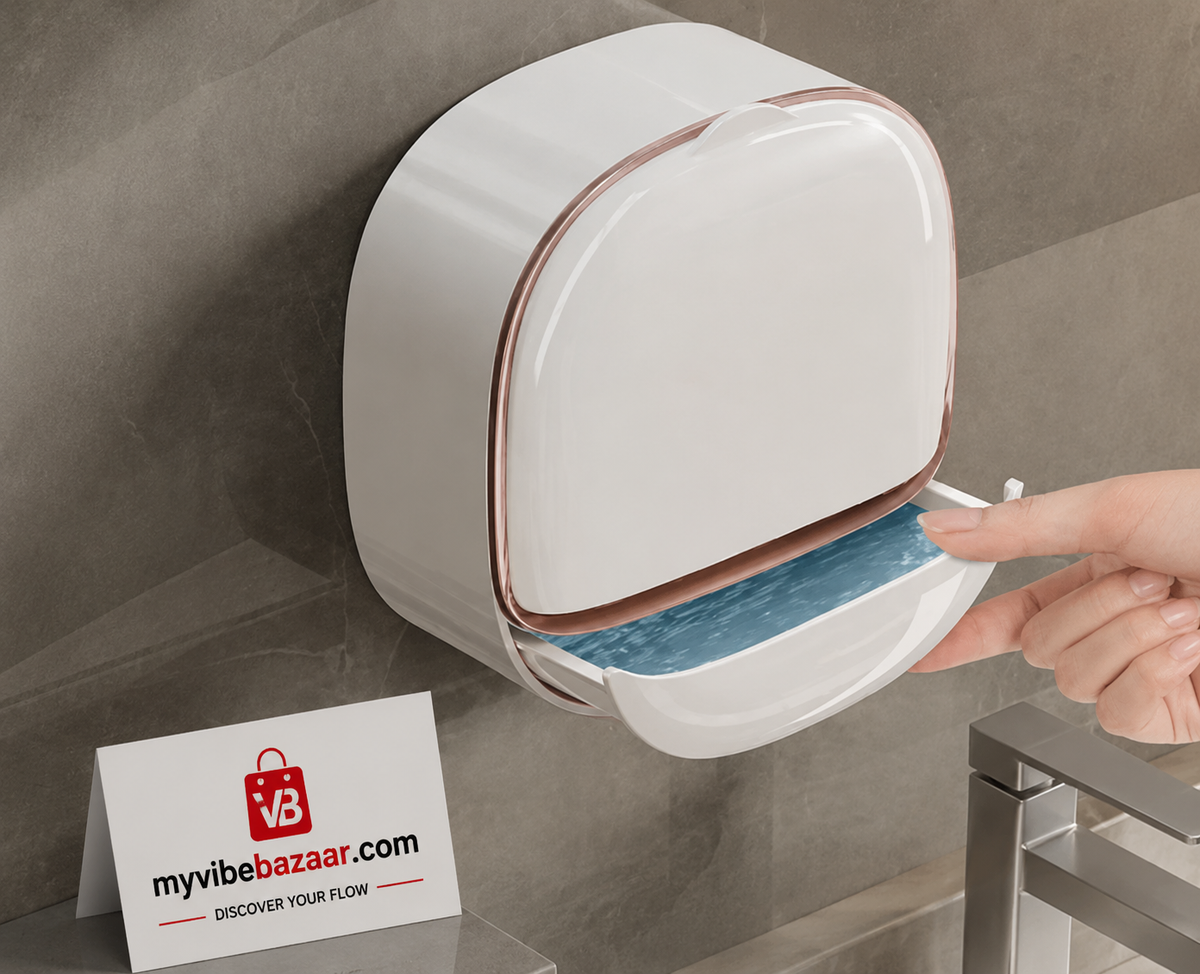 Wall Mounted Soap Holder with Drain Tray