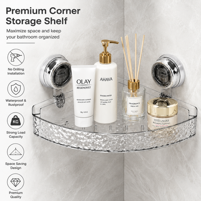 Acrylic Suction Cup Storage Rack