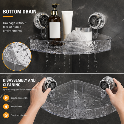 Acrylic Suction Cup Storage Rack