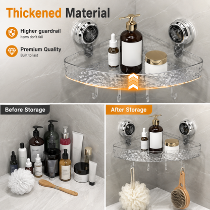 Acrylic Suction Cup Storage Rack