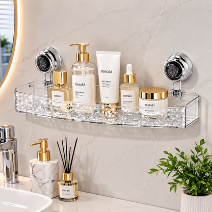 Acrylic Suction Cup Storage Rack