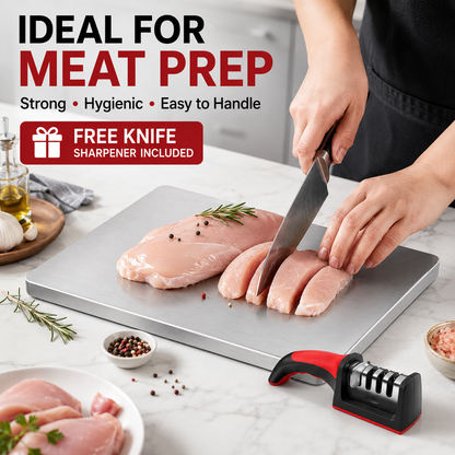 Food-Grade Stainless Steel Cutting Board