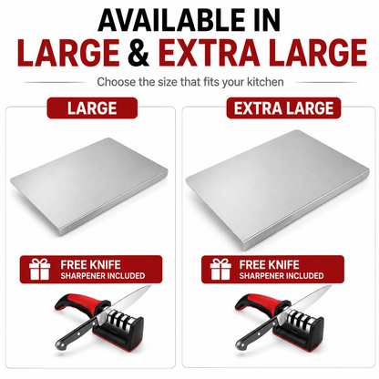 Food-Grade Stainless Steel Cutting Board