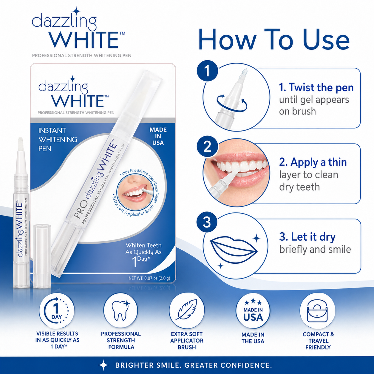 Dazzling White Teeth Whitening Pen
