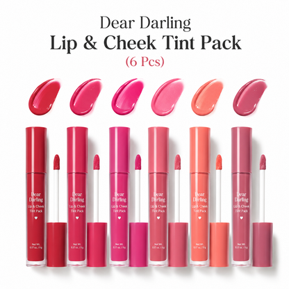 Dear Darling Lip & Cheek Tint Pack (6 Pcs )