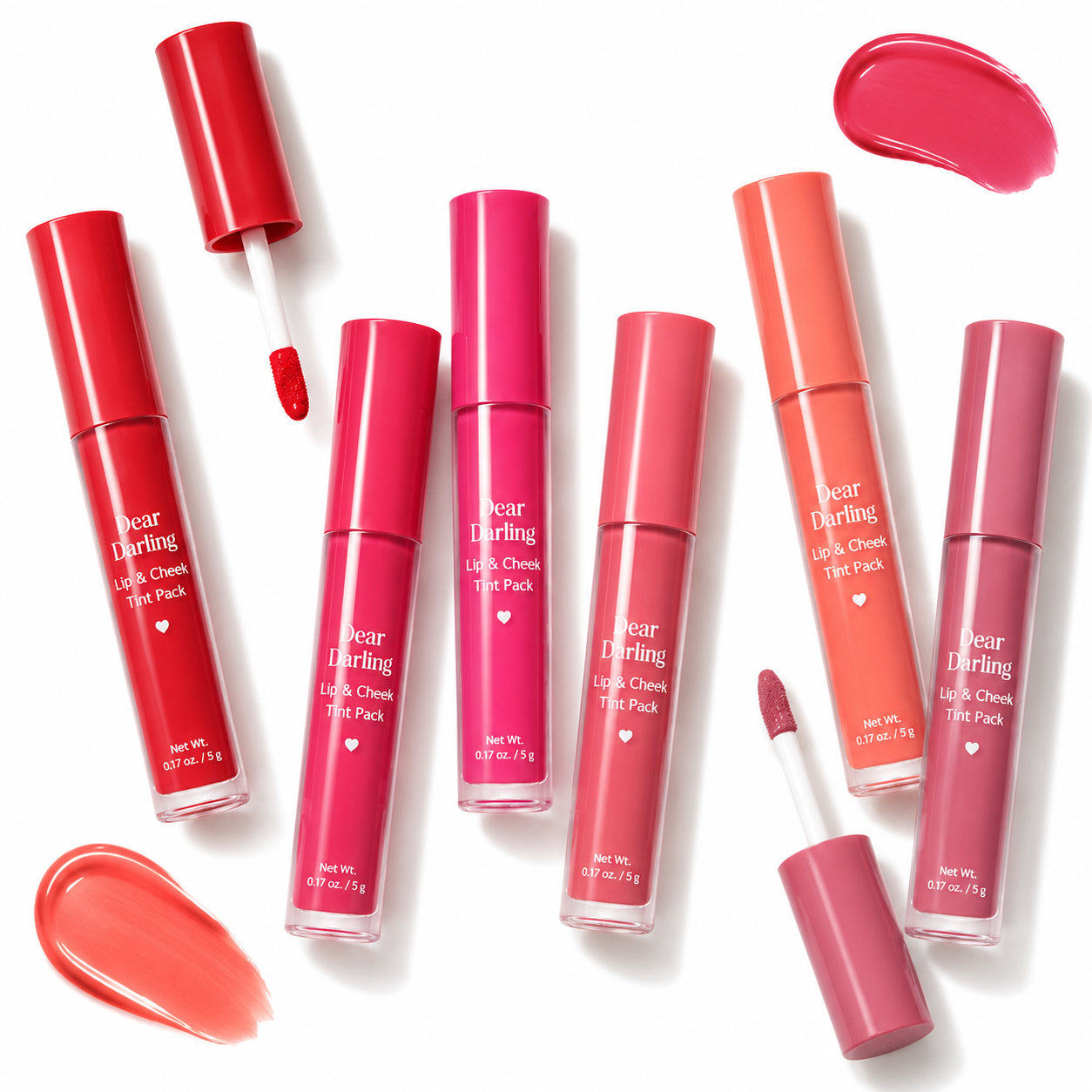 Dear Darling Lip & Cheek Tint Pack (6 Pcs )