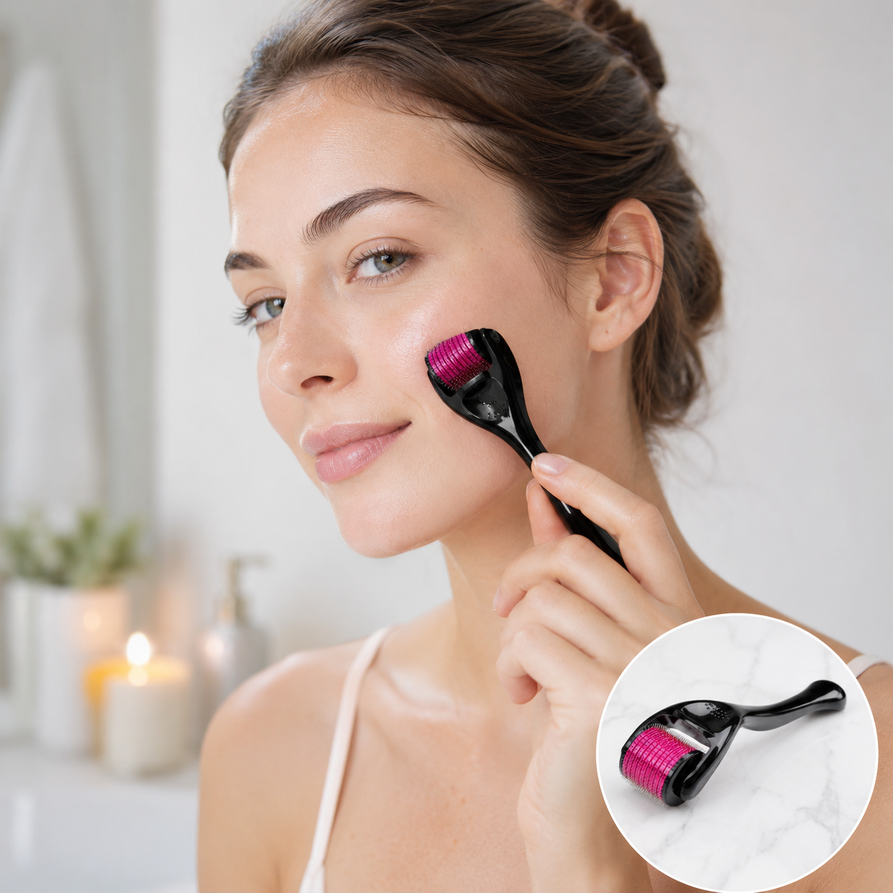 Derma Roller Needles – Facial & Hair Care Skin Beauty Tool for Men & Women