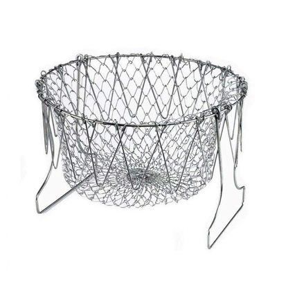 Stainless Steel Multi-Functional Foldable Chef Basket