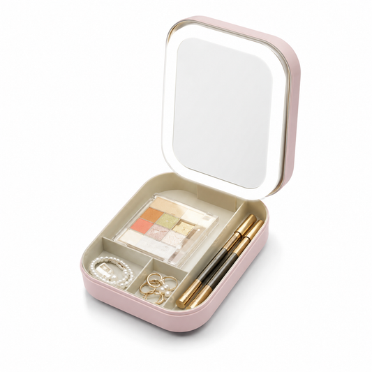 LED Makeup Mirror Jewellery Box