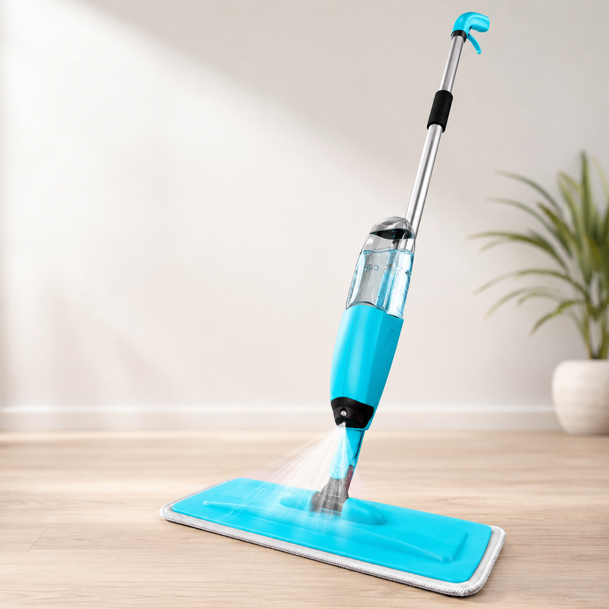 Magic Spray Mop With Extendable Handle | Microfiber Floor Cleaning Mop