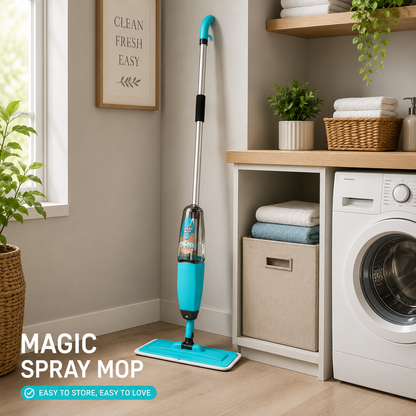 Magic Spray Mop With Extendable Handle | Microfiber Floor Cleaning Mop