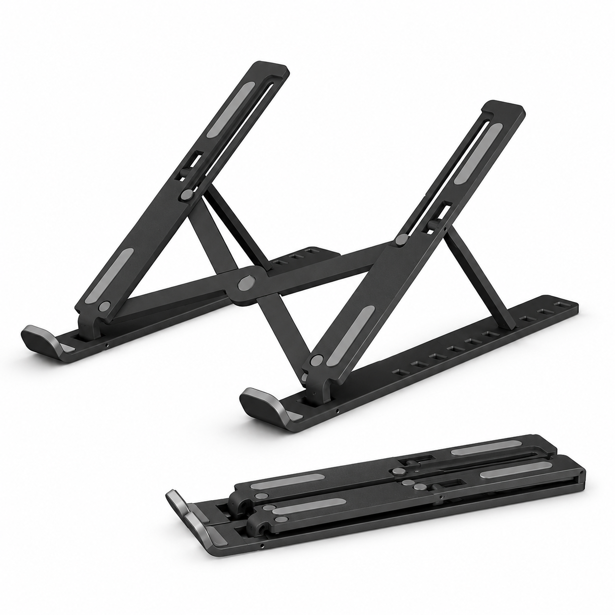 Metal Body Laptop Stand | Creative Folding Storage Bracket