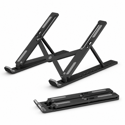 Metal Body Laptop Stand | Creative Folding Storage Bracket