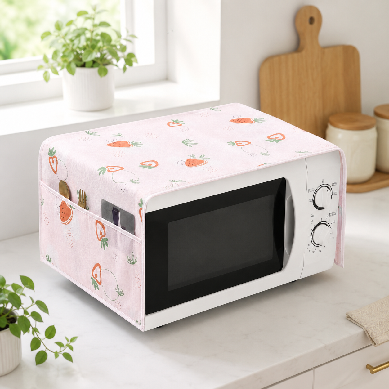 Microwave Oven Dust Proof Cover | Waterproof &  Oil-Proof