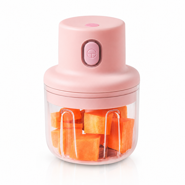 Mini Food Chopper Portable USB Rechargeable Vegetable Garlic Meat Grinder