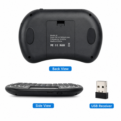 Mini i8 2.4G Wireless Keyboard with Touchpad & Backlight