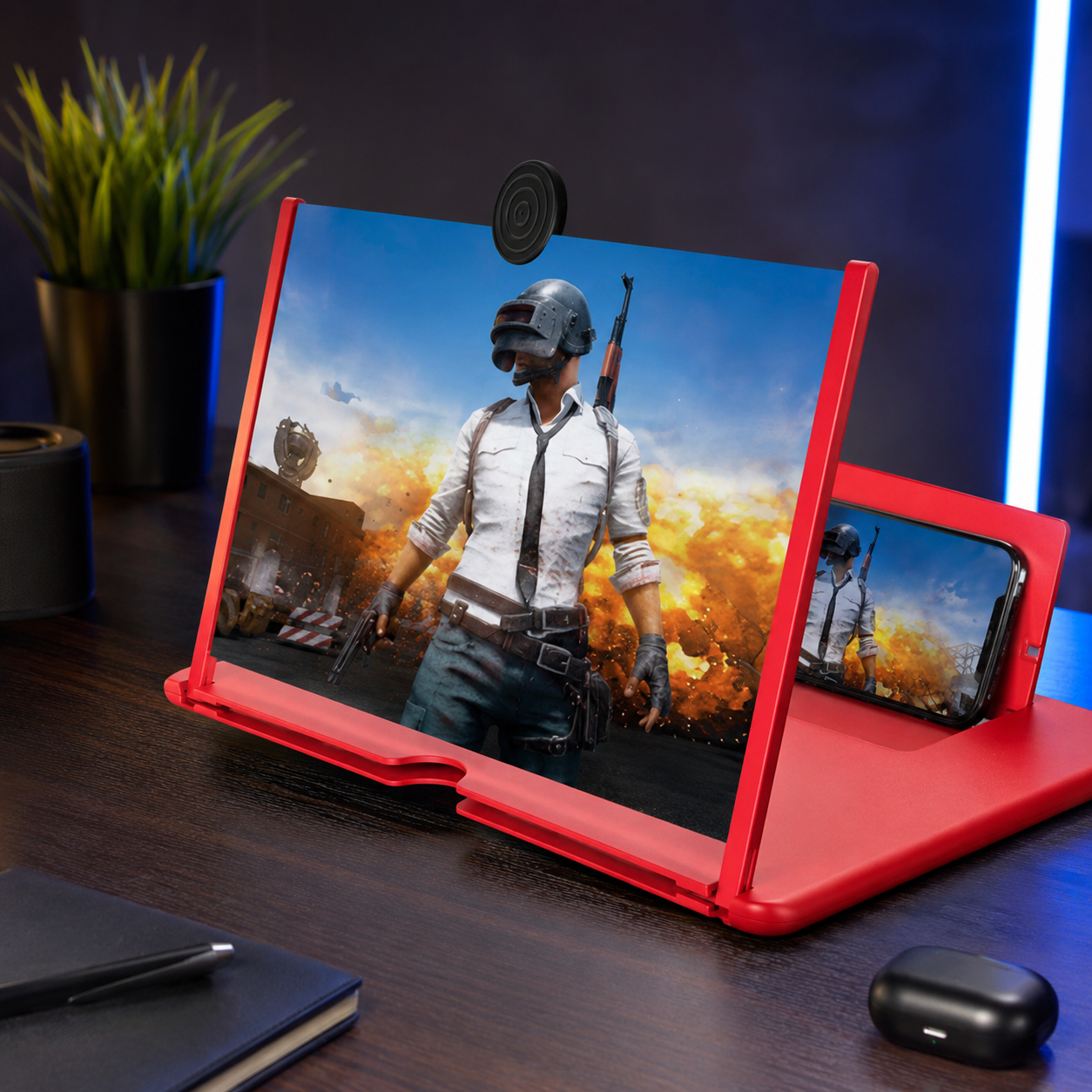 Mobile Screen Magnifier  – Foldable Phone Screen Enlarger Stand for Movies & Gaming