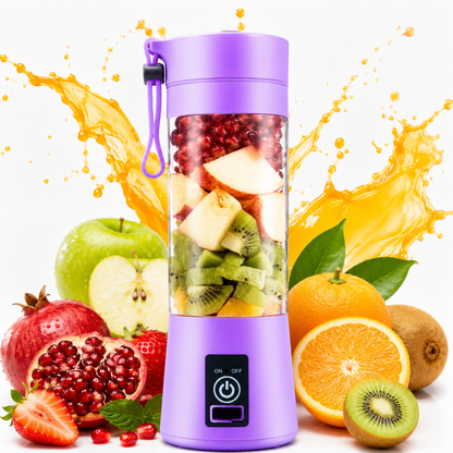 Portable Mini 6-Blade Juicer Blender |  USB Rechargeable