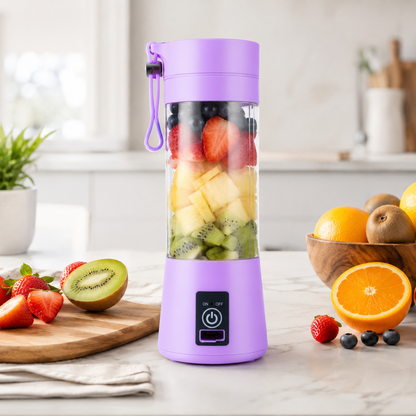 Portable Mini 6-Blade Juicer Blender |  USB Rechargeable