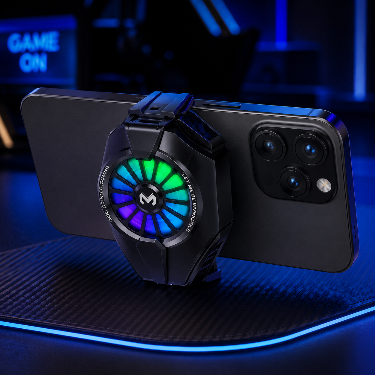 Portable Phone Cooler with Advanced Cooling for Gaming &  Work
