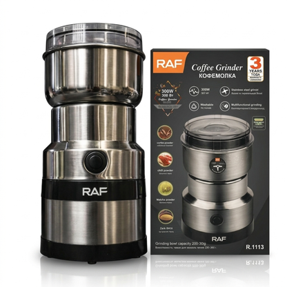 RAF 300W Electric Coffee & Spice Grinder