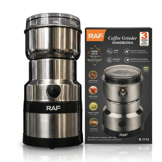 RAF 300W Electric Coffee & Spice Grinder