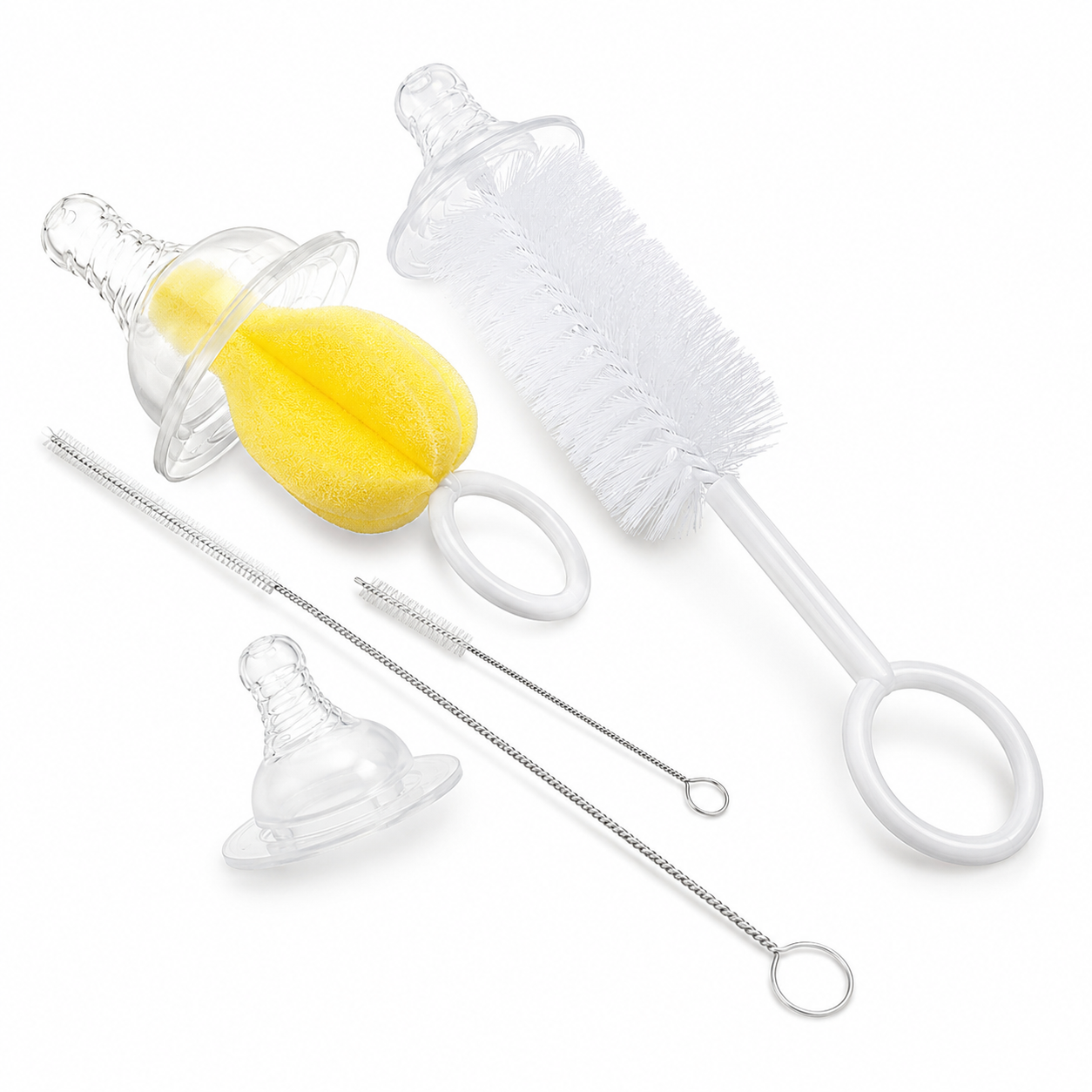 Royal 6-Piece Baby Bottle Cleaning Brush Set