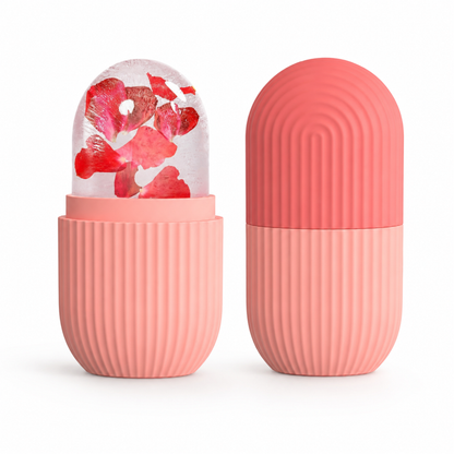 Silicone Ice Facial Roller – Reusable Cooling Face Massager