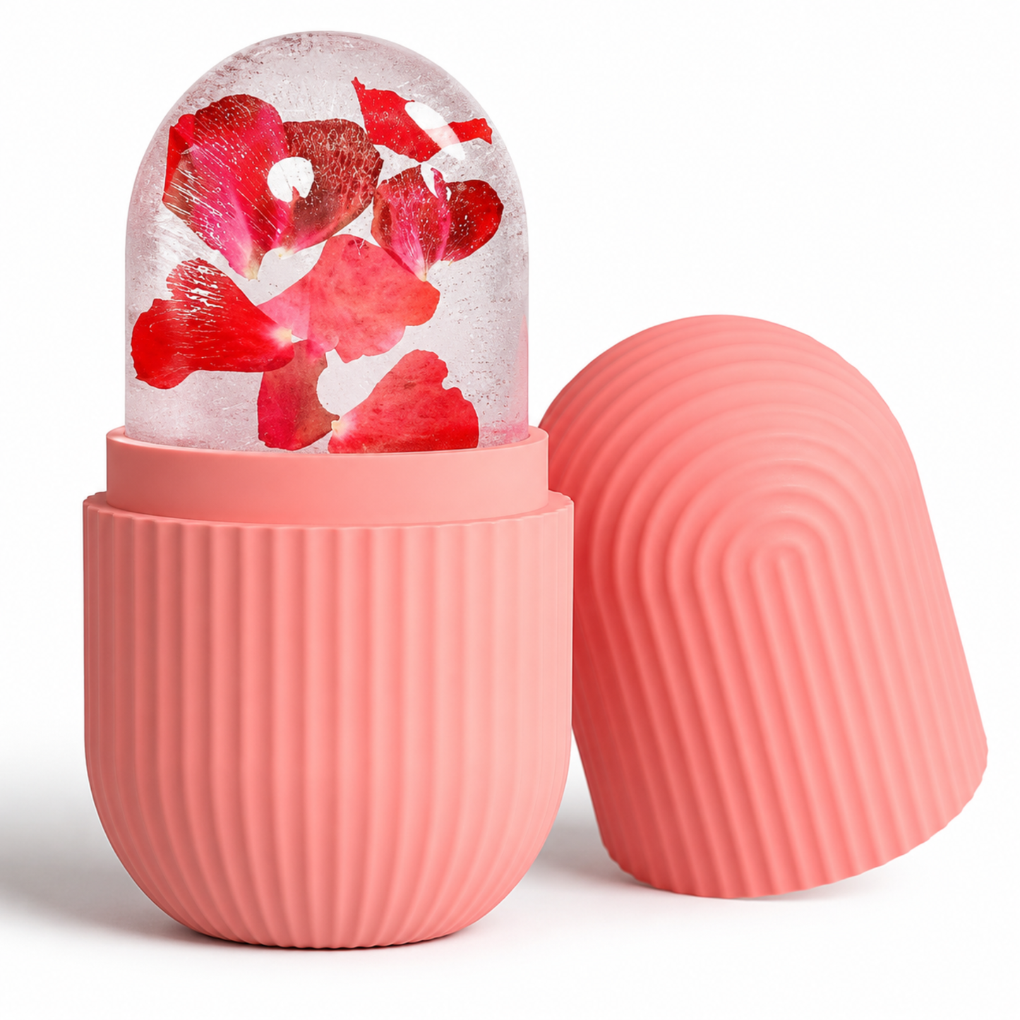 Silicone Ice Facial Roller – Reusable Cooling Face Massager