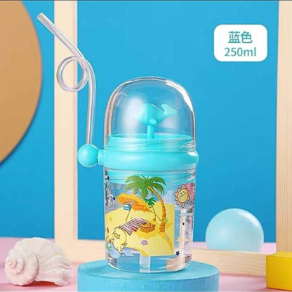 Whale Spray Cup Sippy Bottle for Kids