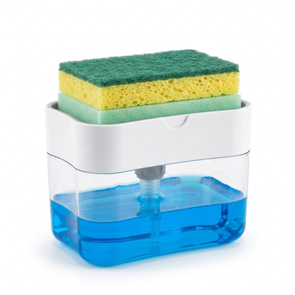 Kitchen Soap Pump & Sponge Holder
