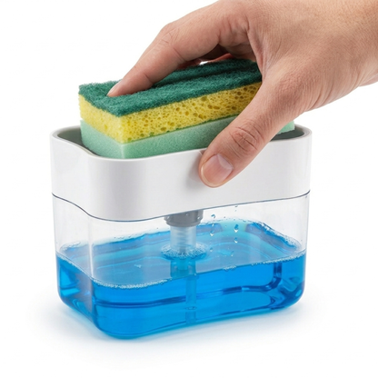 Kitchen Soap Pump & Sponge Holder